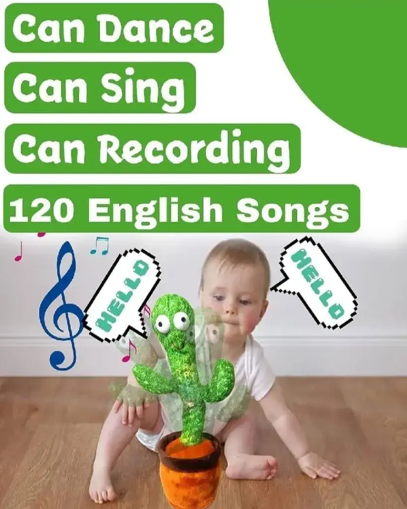 Dancing cactus 🌵 for babies